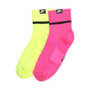 Nike Sportswear Ponožky  světle žlutá / pink