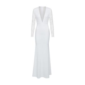Missguided Společenské šaty 'BRIDAL'  písková / bílá