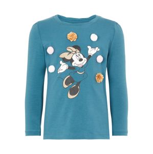 NAME IT Tričko 'Disney Weihnachts Minnie Mouse'  modrá