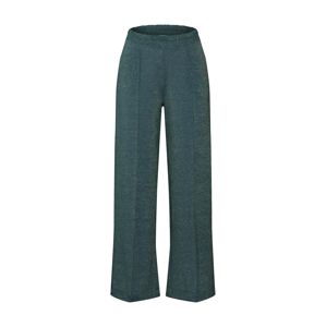 EDITED Kalhoty s puky 'Annina'  tmavě zelená / zelený melír