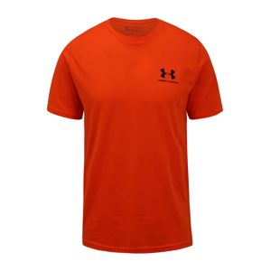 UNDER ARMOUR Funkční tričko 'Sportstyle'  černá / oranžová