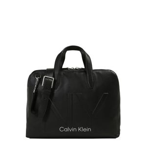 Calvin Klein Taška na notebook 'NY SHAPED LAPTOP BAG'  černá
