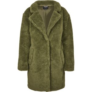 Urban Classics Curvy Zimní kabát 'Sherpa'  zelená