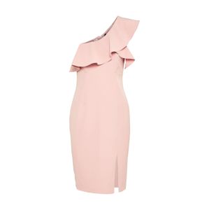 Bardot Koktejlové šaty 'RUFFLE'  růžová