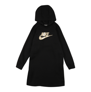 Nike Sportswear Šaty  zlatá / černá
