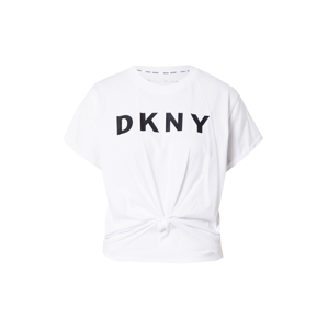 DKNY Performance Tričko  bílá / černá