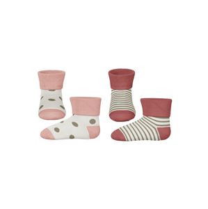 NAME IT Ponožky 'Bea'  přírodní bílá / růžová / malinová / barvy bláta