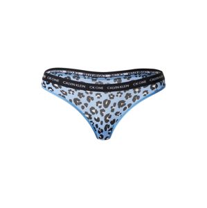 Calvin Klein Underwear Tanga 'THONG'  černá / modrá