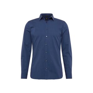 OLYMP Košile 'No. 6 Uni Mini Dot'  námořnická modř / bílá