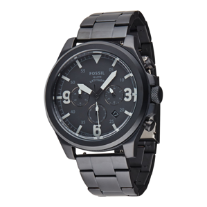 FOSSIL Analogové hodinky 'Latitude'  černá