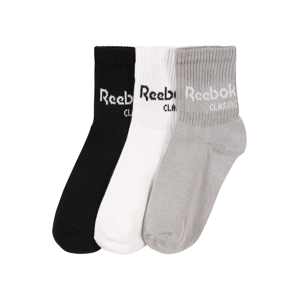 Reebok Classic Ponožky  šedý melír / černá / bílá