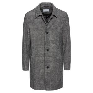 Esprit Collection Přechodný kabát 'Check Mac Coat'  šedá
