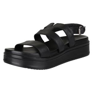 SHABBIES AMSTERDAM Páskové sandály  černá