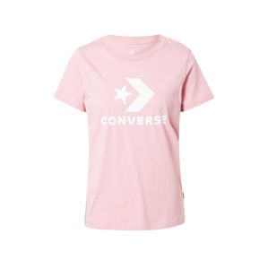 CONVERSE Tričko  růžová / bílá