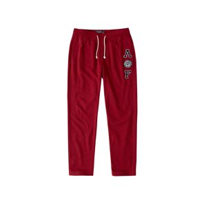 Abercrombie & Fitch Kalhoty 'CORE LOGO CLASSIC RED'  červená