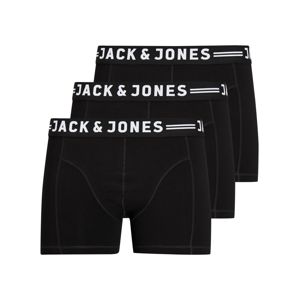 JACK & JONES Boxerky 'JACMAX'  černá / bílá