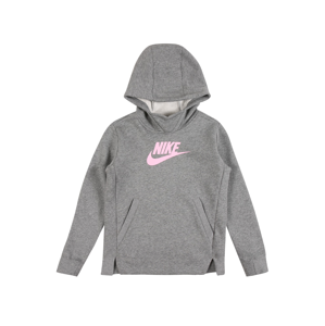 Nike Sportswear Mikina  šedá / pink