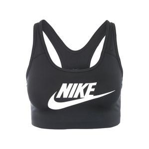 Nike Sportswear Sportovní podprsenka 'Swoosh Futura'  bílá / černá