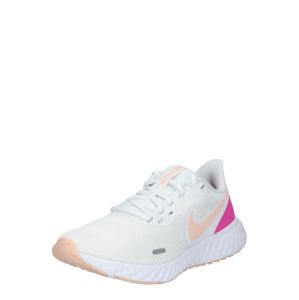 NIKE Běžecká obuv 'Revolution 5'  bílá / oranžová / tmavě růžová
