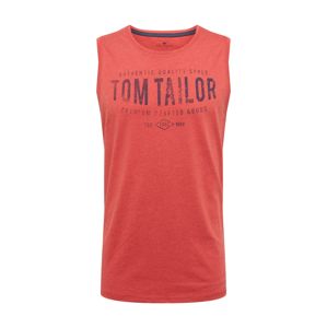 TOM TAILOR Tričko  červená / bílá