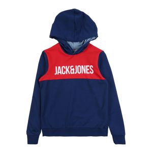 Jack & Jones Junior Mikina 'JCOHENRY'  červená / námořnická modř