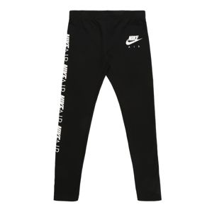 Nike Sportswear Kalhoty 'G NSW TGHT FAVORITES AIR'  černá / bílá