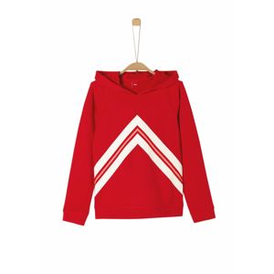 s.Oliver Junior Sweatshirt  bílá / svítivě červená