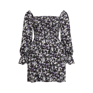 Missguided Plus Letní šaty  černá / bílá / tmavě fialová