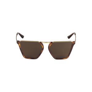 McQ Alexander McQueen Sluneční brýle 'MQ0162S-002 57'  světle hnědá / zlatá