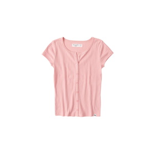 Abercrombie & Fitch Tričko  světle růžová