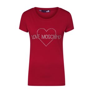 Love Moschino Tričko 'MAGLIETTA'  červená