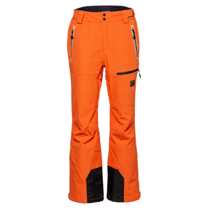Superdry Snow Outdoorové kalhoty 'FREESTYLE'  černá / tmavě oranžová