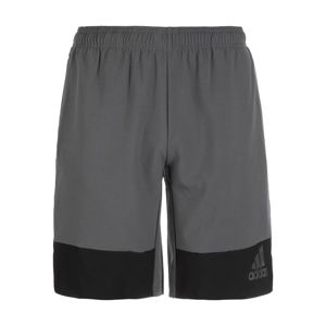 ADIDAS PERFORMANCE Sportovní kalhoty '10-Inch'  černá / šedá