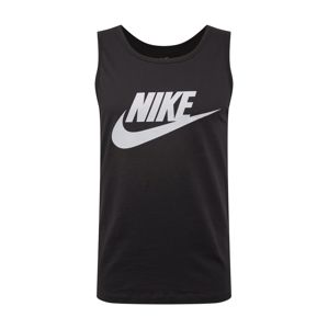 Nike Sportswear Tričko  světle šedá / černá