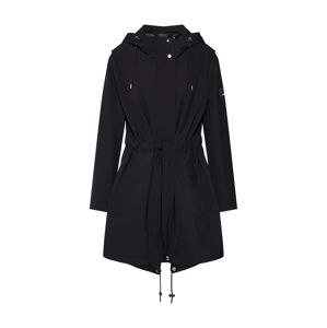Calvin Klein Přechodný kabát 'LS TIE WAIST PARKA'  černá