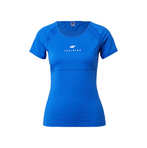 4F Funkční tričko  kobaltová modř / bílá
