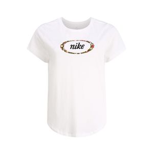 Nike Sportswear Tričko 'Femme Plus'  bílá / černá / mix barev