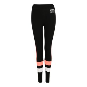 Superdry Sportovní kalhoty  korálová / černá / bílá