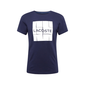 Lacoste Sport Funkční tričko  bílá / marine modrá