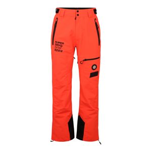 Superdry Snow Sportovní kalhoty 'PRO RACER RESCUE'  oranžová / černá
