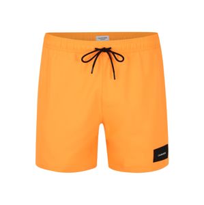 Calvin Klein Swimwear Plavecké šortky 'MEDIUM DRAWSTRING'  oranžová