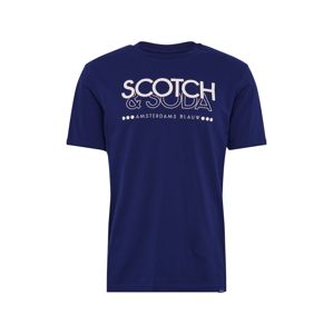 SCOTCH & SODA Tričko  námořnická modř