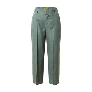 STREET ONE Kalhoty s puky 'LTD QR Emee Wide Leg'  tmavě zelená