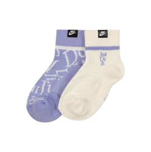 Nike Sportswear Ponožky  bílá / fialkově modrá