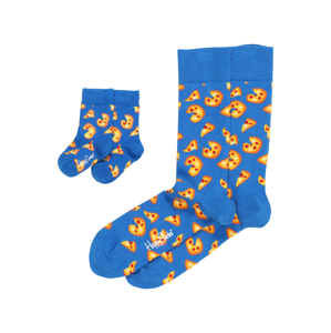 Happy Socks Ponožky 'Pizza'  modrá / žlutá / červená / oranžová