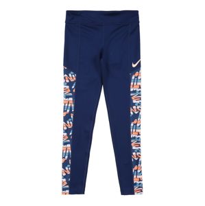 NIKE Sportovní kalhoty 'TROPHY'  modrá / mix barev