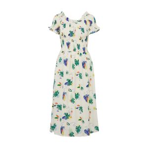 NÜMPH Letní šaty 'Cydney'  modrá / trávově zelená / bílá