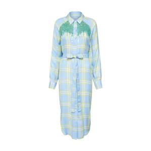 Essentiel Antwerp Košilové šaty 'Scissors raglan sleeves dress'  modrá