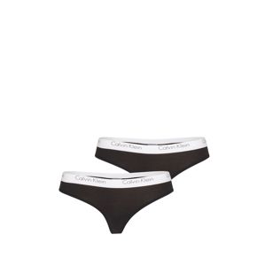 Calvin Klein Underwear Tanga '2PK THONG'  černá / bílá