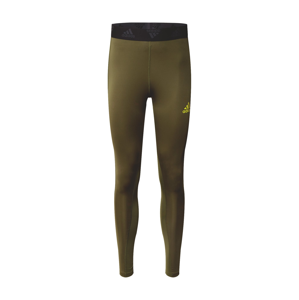 ADIDAS PERFORMANCE Sportovní kalhoty  zelená / černá